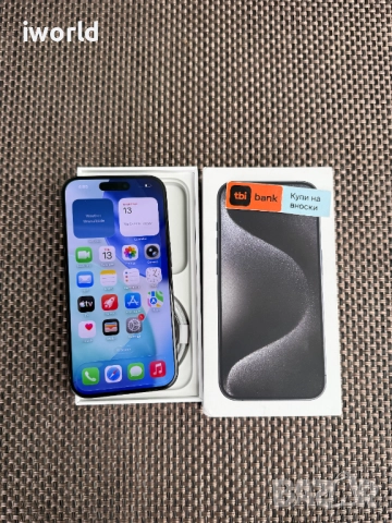 1TB❗️iPhone 15 Pro❗️ Лизинг от 55лв/м ❗️ Black Titanium 1000GBb) черен, снимка 10 - Apple iPhone - 52401625