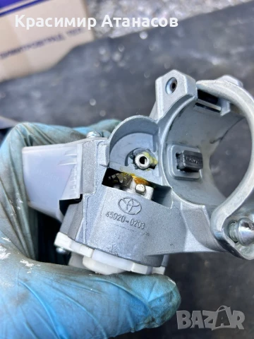 45020-0203. Контактен ключ патрон за Тойота Авенсис T27.дизел. 2010-2018г, снимка 4 - Части - 51389094