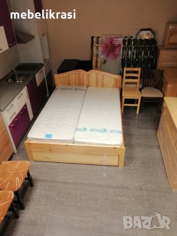 Спалня "Море от любов" с три чекмеджета-МАСИВ за м-к 160/200 см.Налична!, снимка 6 - Спални и легла - 32940092