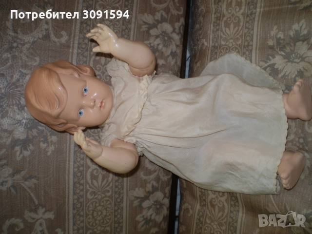 антична немска кукла Минерва, изработена през 30-те години на миналия век от целулоид, снимка 3 - Колекции - 51647092