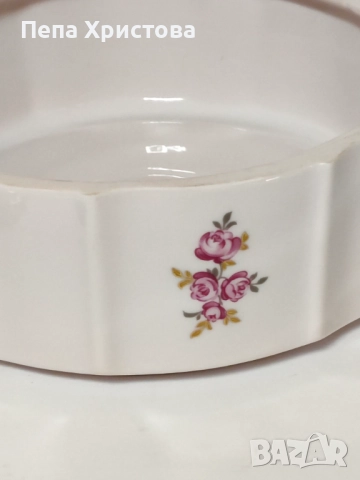 Бонбониера с капак от чехословашки розов порцелан, снимка 7 - Други - 51863071