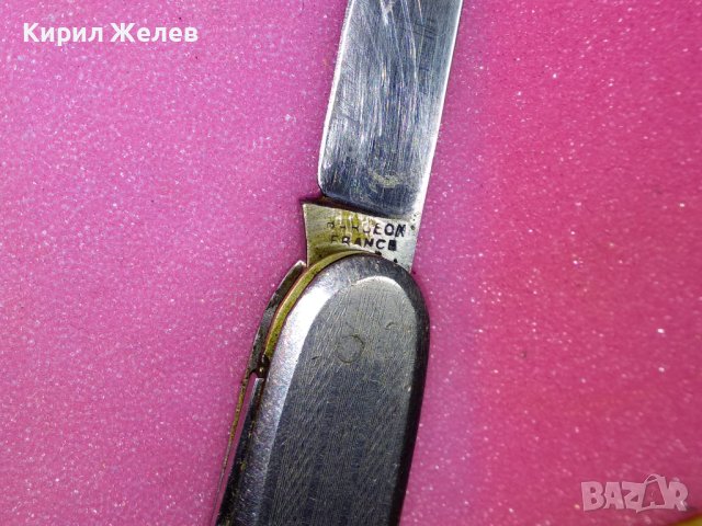 BARCEON FRANCE INOX Старо БОЦМАНСКО РЯДКО КОЛЕКЦИОНЕРСКО МАРКОВО ФРЕНСКО ДЖОБНО НОЖЧЕ 43144, снимка 9 - Колекции - 44041244