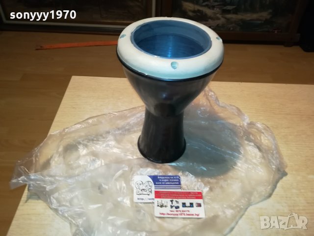 75лв тарамбука 26х17см черна от сирия 1301221003, снимка 4 - Ударни инструменти - 35420644