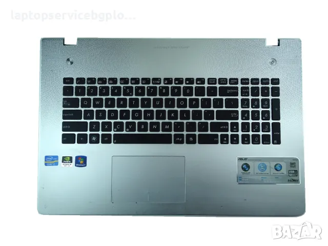 ASUS N76 N76VM R701V 17.3" Палмрест Клавиатура Тъчпад 13N0-MHA0K11 13GNAL1AM081-1