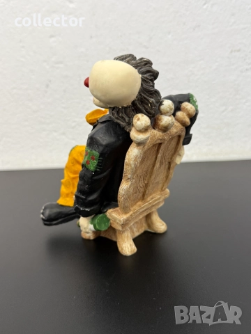 Колекционерска статуетка / фигура на клоун. №7736, снимка 3 - Антикварни и старинни предмети - 52803426