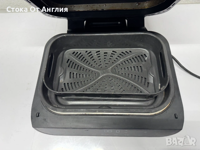 Грил и Еър Фрайър Ninja Foodi MAX Health AG551UK, снимка 3 - Мултикукъри - 51105976