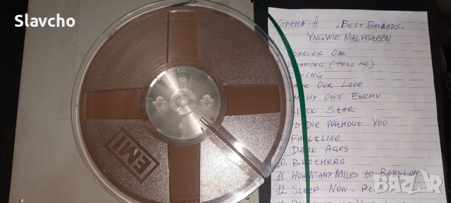 Магнетофонна ролка/лента за ролков дек със запис на -Yngwie Malmsteen/ Ингви Малмстийн, снимка 8 - Декове - 50488820