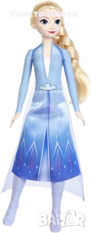 Пееща кукла Елза Замръзналото кралство Кукла Disney Frozen 2 Пееща Елза, снимка 2 - Кукли - 53411986