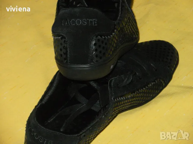 LACOSTE оригинални дамски кецове естествена кожа 37, снимка 6 - Кецове - 49334048