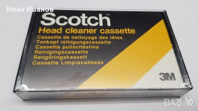 SCOTCH  почистваща аудиокасета нова запечатана, снимка 1 - Аудио касети - 43450996