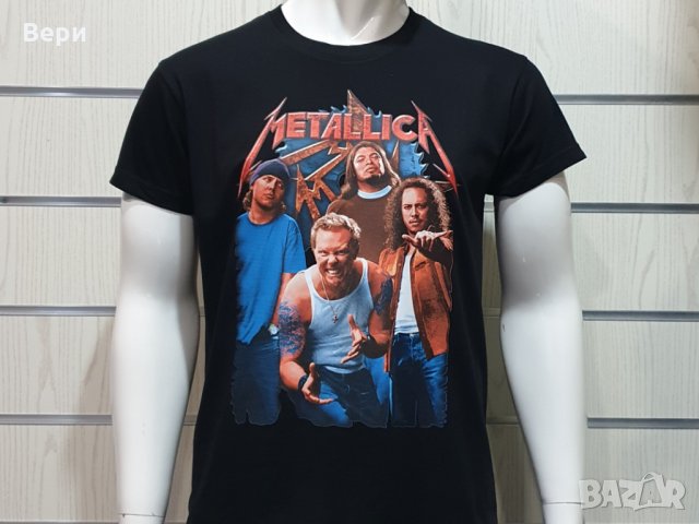 Нова мъжка тениска с трансферен печат на музикалната група METALLICA, снимка 9 - Тениски - 28157567