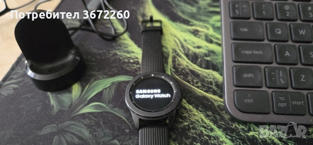 *ОТЛИЧЕН* Смарт Часовник Samsung Galaxy Watch (DC38, SM-R810) с докинг стейшън, снимка 12 - Мъжки - 52235449