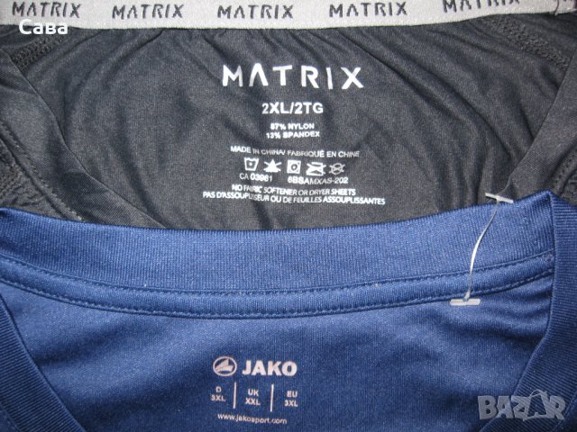 Тениски MATRIX, JAKO  мъжки,2-3ХЛ, снимка 1 - Тениски - 37882657