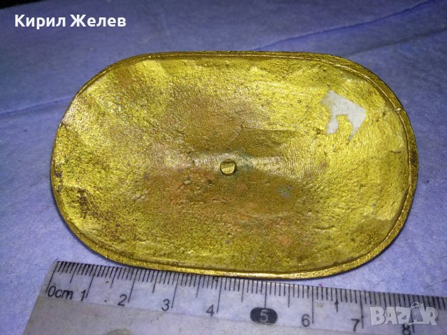 СТАРО МАСИВНО ВИНТИДЖ БРОНЗОВО КАПАЧЕ от / за КУТИЙКА За СКЪПОЦЕННОСТИ или ДРУГО 17425, снимка 4 - Други ценни предмети - 43650702