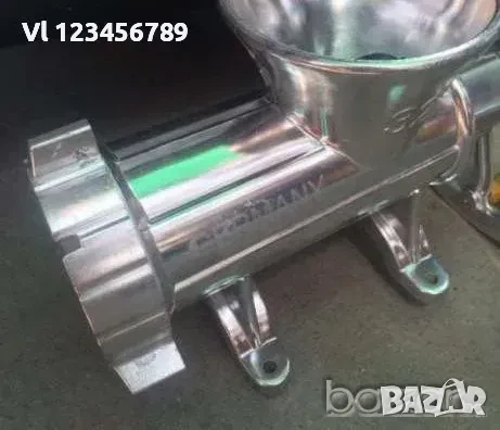 Ръчна Професионална Алуминиева месомелачка № 22 / 32, снимка 4 - Месомелачки - 50742973