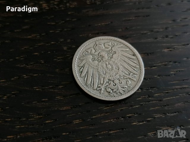 Райх монета - Германия - 5 пфенига | 1900г.; серия A, снимка 4 - Нумизматика и бонистика - 26207482