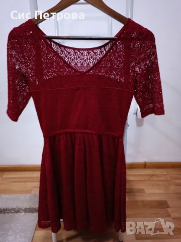 Дантелена рокля, снимка 2 - Рокли - 39434970