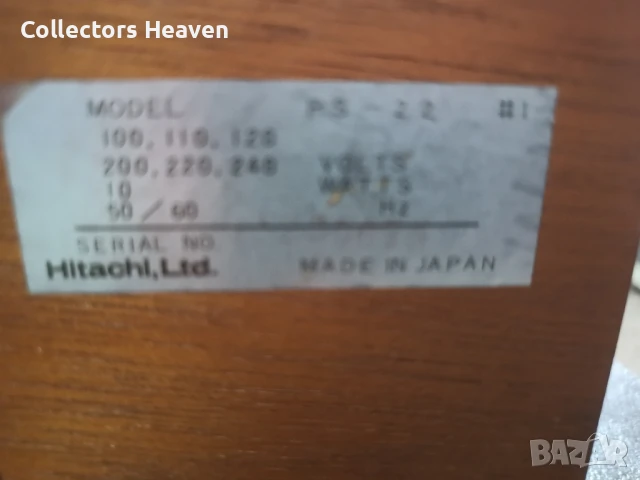 Hitachi PS 22, снимка 13 - Грамофони - 50552446