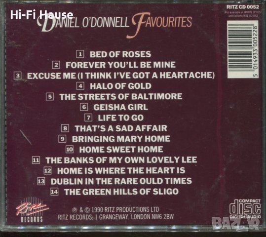 Daniel O Donnell-Favourites, снимка 2 - CD дискове - 37730131
