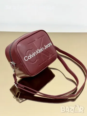 Calvin Klein Дамска Чанта С Дълга Дръжка За През Рамо Келвин Клайн - Различни Цветове Код A493, снимка 8 - Чанти - 50104079