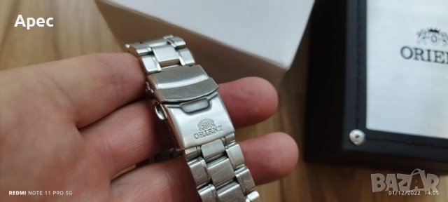 Часовник Ориент-Автоматик, сапфир кристал, 100 м. Отличен, снимка 7 - Мъжки - 38903626