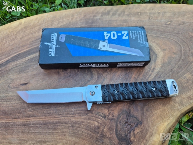 Сгъваем джобен нож Cold Steel Z-04 Tanto, снимка 3 - Ножове - 51522805