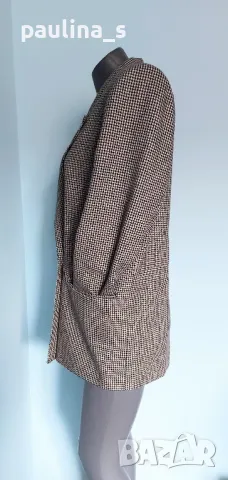 Два броя / Винтидж / Двуредно сако / кафяво и пепит / Германия , снимка 14 - Сака - 15785051