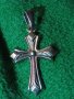СТИЛНО ОРНАМЕНТИРАНО СРЕБЪРНО НАГРЪДНО КРЪСТЧЕ СРЕБРО 925 КРЪСТ МАЙСТОРСКА ИЗРАБОТКА 39930, снимка 15
