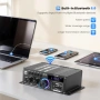 Нов аудио Bluetooth 5.0 стерео усилвател 40W+40W с LCD и дистанционно, снимка 3