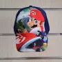 Нова детска шапка с козирка Super Mario Bros (Супер Марио) в син цвят, снимка 1