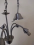 Сив метален полилей и абажур, снимка 3