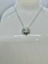 Сребърно колие с мойсанит (Диамант) 5 карата, снимка 3