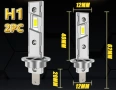 H1 LED крушки 1:1, снимка 3
