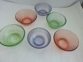 Стъклени купички цветно стъкло, снимка 5