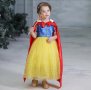 Красива рокля на Снежанка, снимка 1 - Детски рокли и поли - 44117637