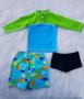Детски бански и плажна блуза 9-12 месеца, снимка 9
