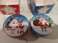 2 Нови ароматни коледни свещи+дървена поставка+ борова кора+коледна украса+ 2 шишарки, снимка 6