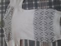 Блузон бяло и сиво нов S - М, снимка 3