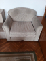 Разтегателен фотьойл с топматрак, снимка 1 - Дивани и мека мебел - 44861189