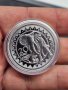 Сребърни 5бр. монети Животински свят, снимка 12