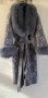 Дамско луксозно палто кашмир вълна и лисица код 197