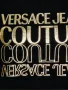 Versace Jeans Couture черен суичър с двойна златна щампа, снимка 4