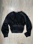 Дамска черна блуза сатен , снимка 1 - Блузи с дълъг ръкав и пуловери - 43113896