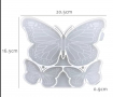 3 грамадни пеперуди пеперуда силиконов молд шоколад смола глина , снимка 2