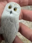 Сова дървена висулка , снимка 5