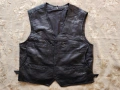 Мъжки елек от естествена кожа - размер XL/XXL, снимка 1
