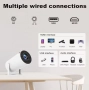 Преносим мини проектор,Android 11,HDMI връзка,USB,AV, Audio jack3.5mm,ротация на 180 градуса, снимка 4