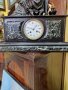 Страхотен антикварен френски каминен часовник , снимка 3