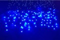 BLUE LED Сини ЛЕД Висящи Лампи 3х60 с опция снаждане Коледна украса, снимка 1 - Лед осветление - 38504967