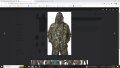 CHEVALIER Mosquito Camo Anorak размер 2XL - 3XL за лов тънко яке с мрежа на качулката - 242, снимка 3